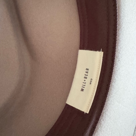 NWT WILL + BEAR Calloway Fawn Felt Fedora Hat M main image 9